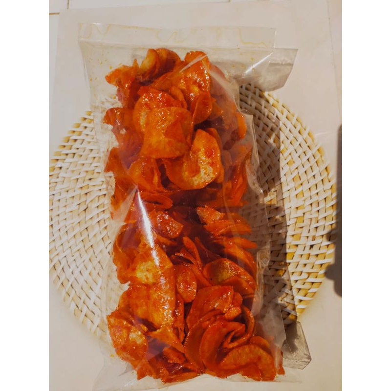 

keripik balado potong bulat 250 gram