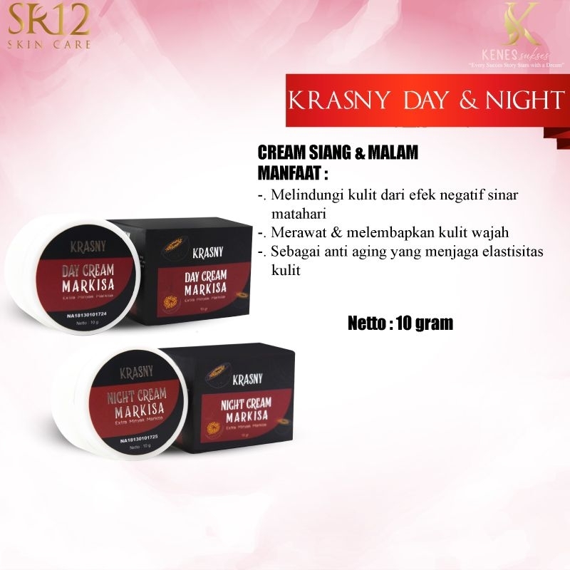 

KRASNY DAY & NIGHT CREAM SR12 / REKOMEND UNTUK KULIT KERING DAN SENSITIF