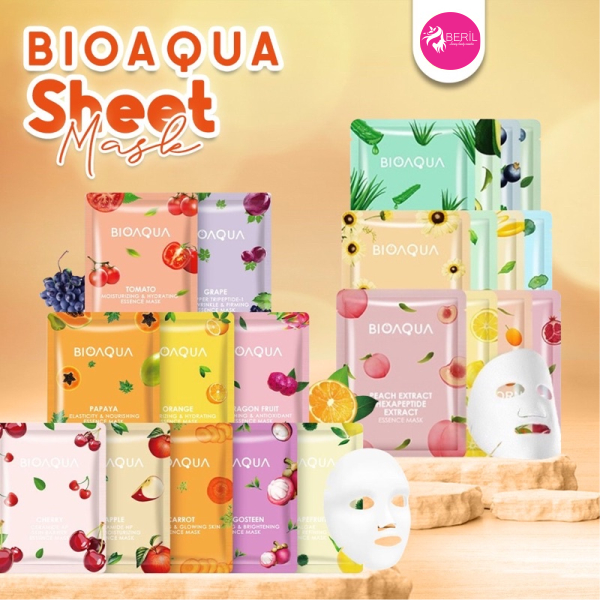 BIOAQUA ESSENSE MASK 25gr l MASKER WAJAH