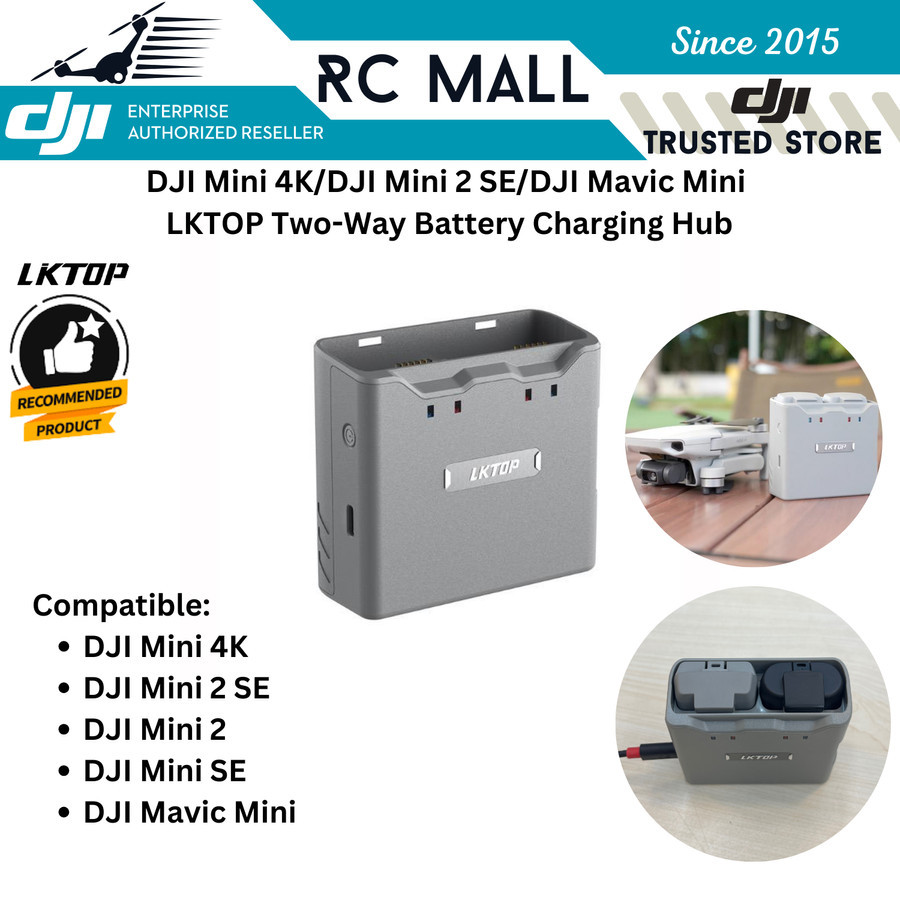 Battery Charging Hub DJI Mini 4K DJI Mini 2 SE Charger Baterai DJI Mini 4K DJI Mini 2 SE DJI Mini 2 