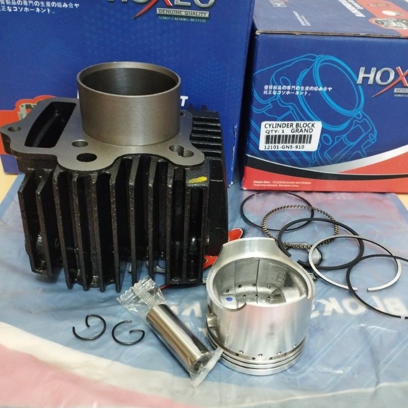 HOXEO BLOK SEHER ASSY GRAND (GN5) /SUPRA X LAMA /PRIMA /ASTREA /WIN /STAR /BLOK CYLINDER PISTON KIT 