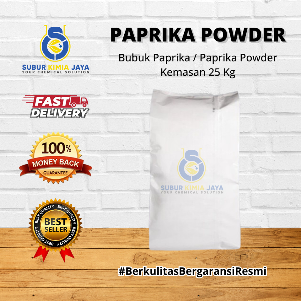

Paprika Powder / Bubuk Paprika 25kg KHUSUS KURIR INSTAN Premium