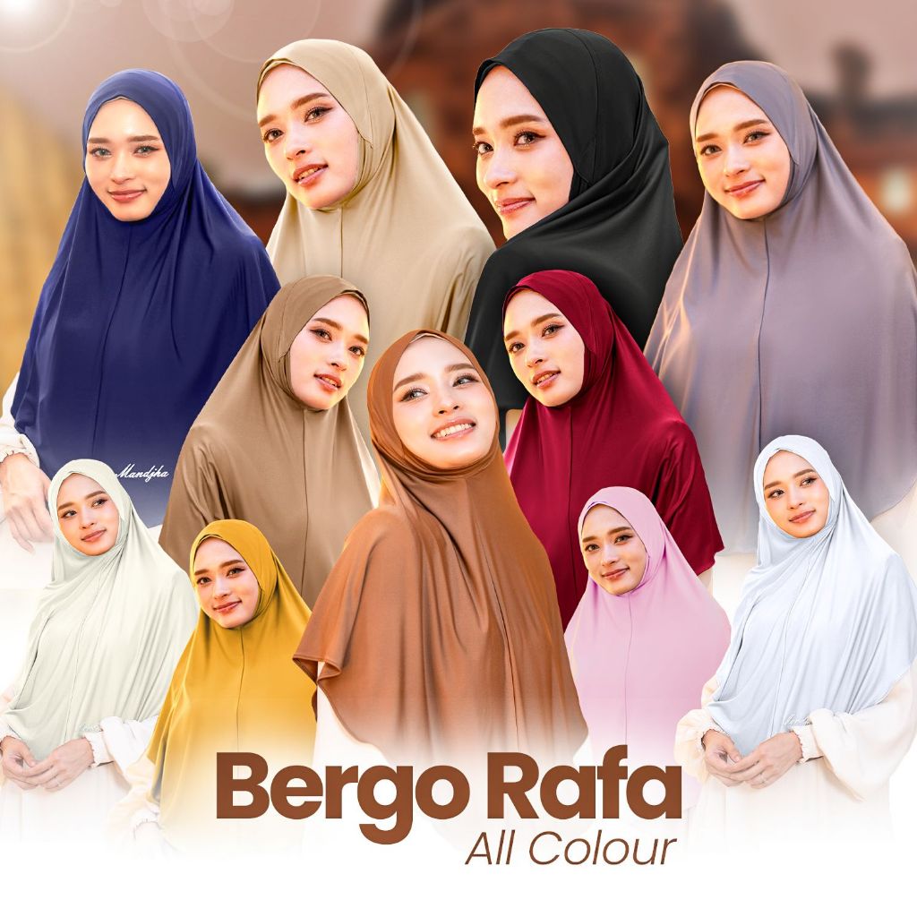 MANDJHA Bergo Rafa By IVAN GUNAWAN - Daily Hijab Bergo ORIGINAL MANDJHA
