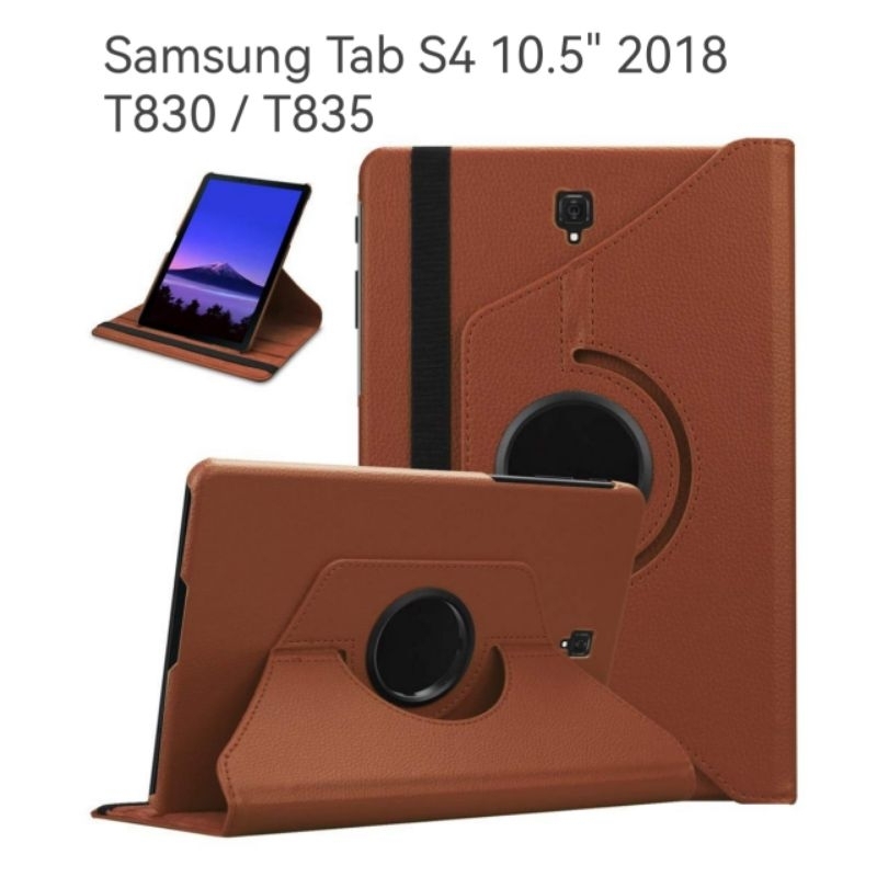 Sarung Rotary Samsung Tab S4 10.5inci 2018 / T830 / T835 / Case Samsung Tab S4 / Casing Samsung Tab 