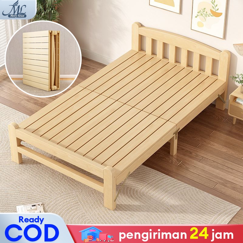 Ranjang Lipat Dipan Tempat Tidur Tempat Tidur Lipat Kayu Ranjang Kayu Divan Kayu Dapat Dilipat