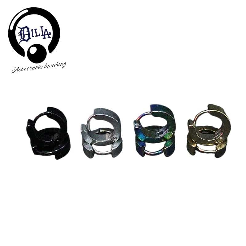 ANTING TINDIK PRIA/ANTING TITANIUM/ANTING GANTUNG /ANTING JEPIT