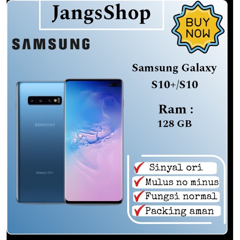 Samsung Galaxy S10+ & S10 Bekas Second Mulus Original 100% FULLSET