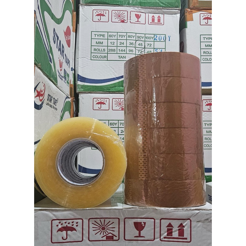 

LAKBAN BENING/COKLAT (6 PCS) 45X500 YARD
