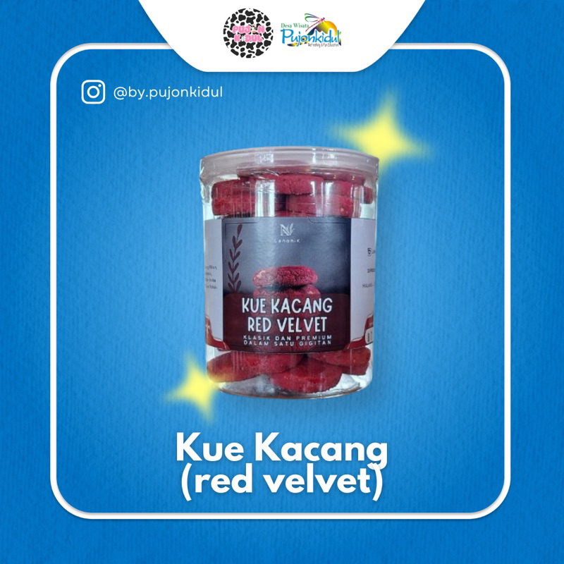 

Kue Kacang khas Pujon Kidul (Varian Red Velvet)