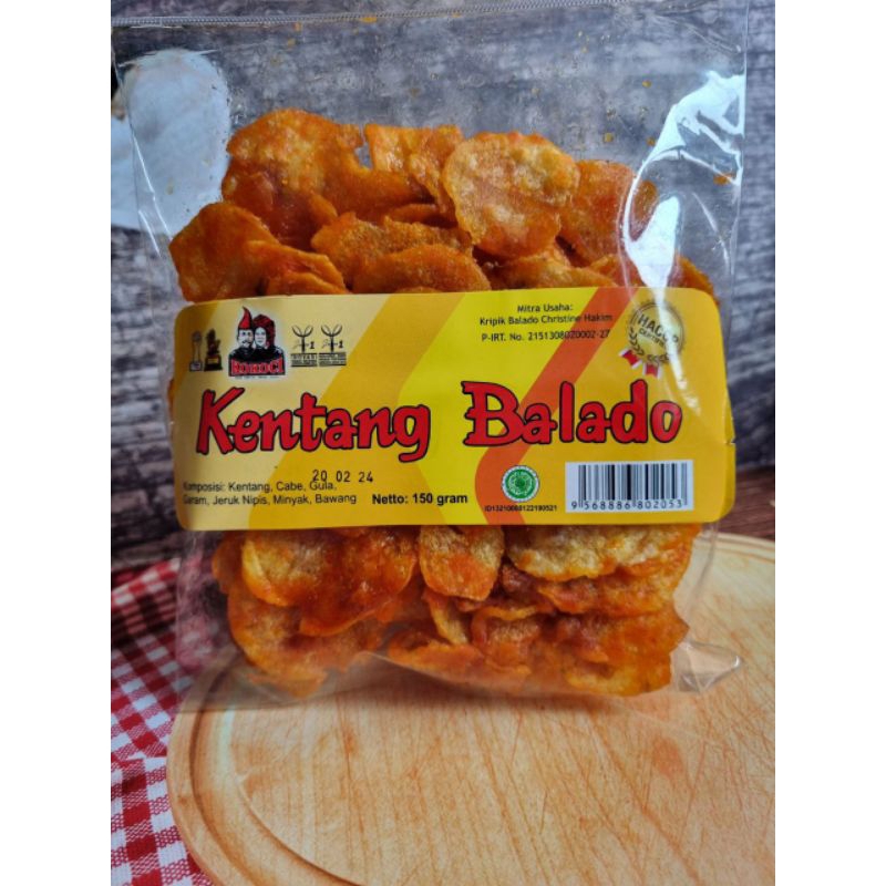 

Keripik Kentang Balado Kokoci Khas Padang