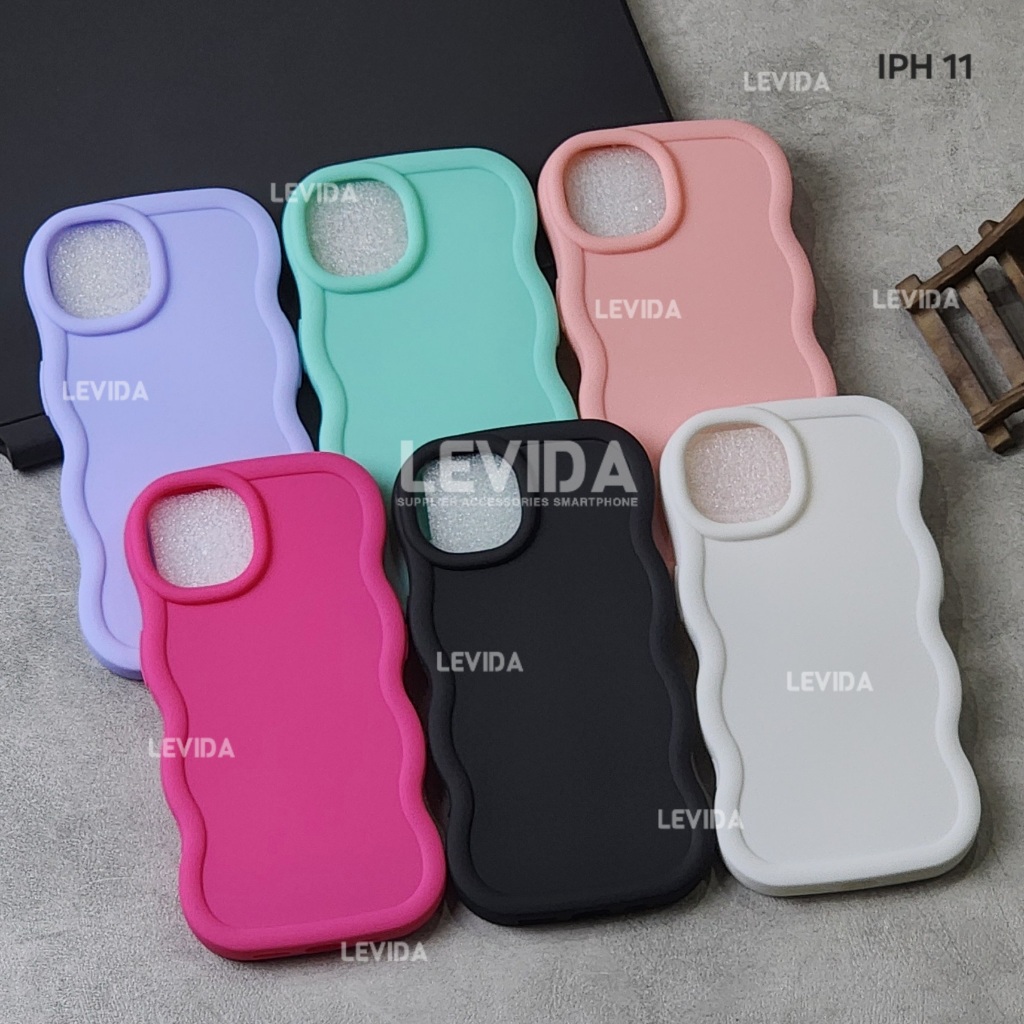 Softcase Casing New Macaron Wave Color for Iphone 11 Iphone 11 Pro Iphone 11 Pro Max