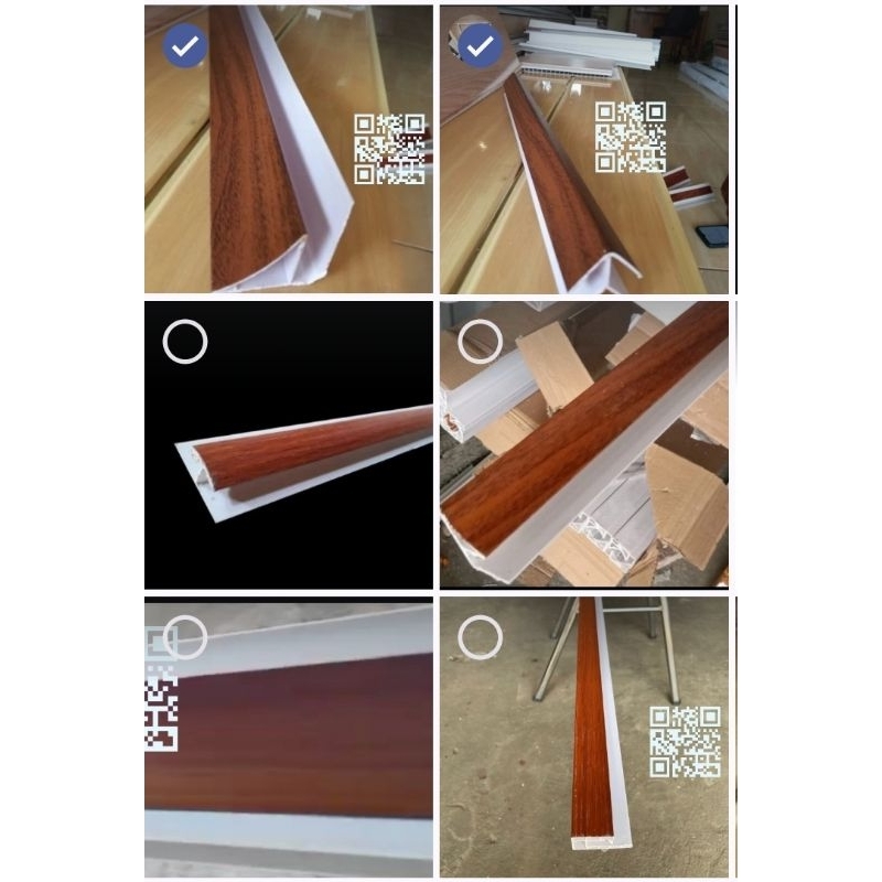Lis Plafon PVC Motif Kayu | Premium Finishing | Anti Lembab | Cocok Ruang Tamu & Kamar