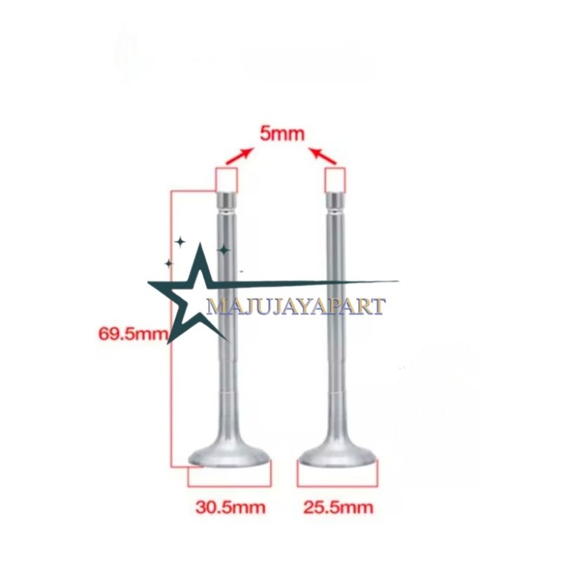 engine Valve in ex diesel engine 170F 173F