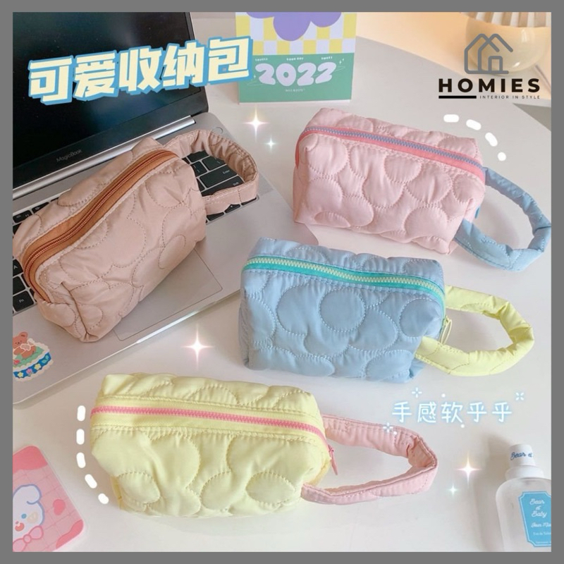 

KOTAK PENSIL SLETING MOTIF BUNGA FLOWER HANDLE PASTEL / KOREAN CUTE PILLOW MAKEUP POUCH / POUCH MAKEUP AESTHETIC / TAS AKSESORIS WANITA LUCU IMPORT / ZIPPER / FLOWERS