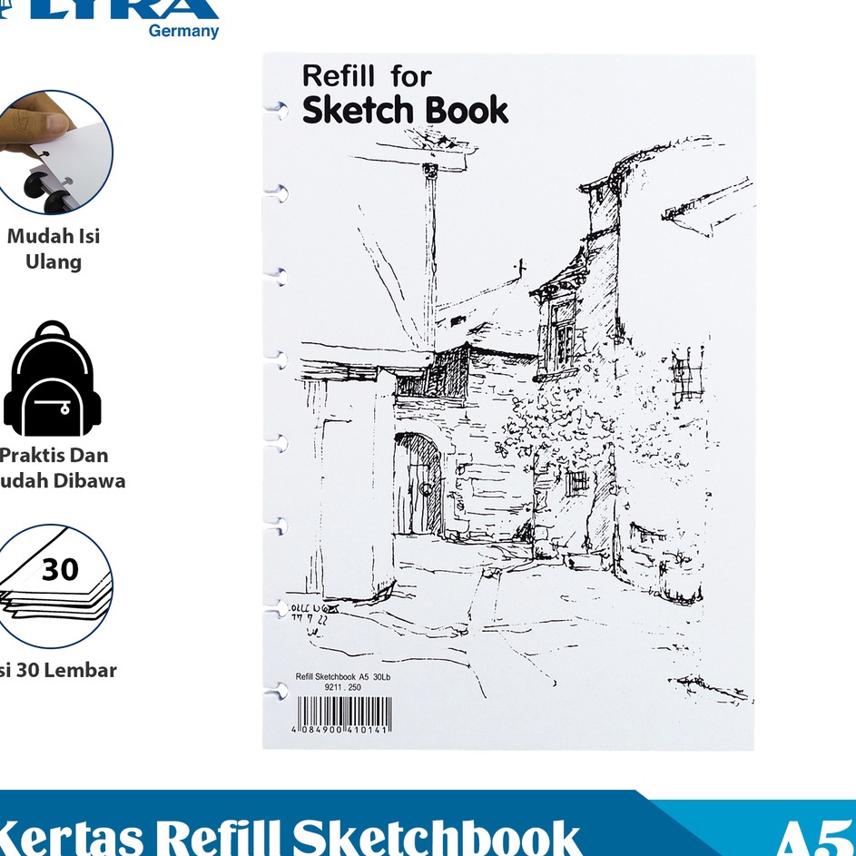 

EKSKLUSIF Lyra Kertas Isi Ulang Buku Sketsa Ukuran A5 3 Lembar Sketch Book Refill Buku Bergambar Lyr921125