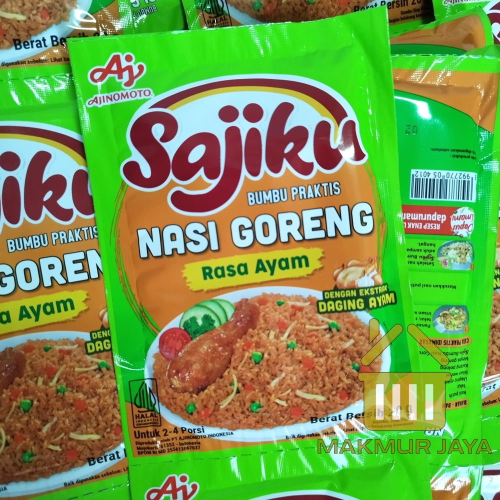 

Bumbu Nasi Goreng SAJIKU Rasa Ayam 1 Renteng isi 10 pcs