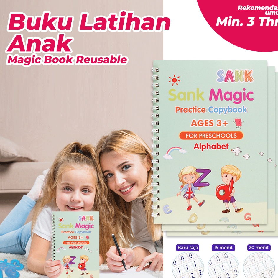 

PROMO HARI INI SNI SANK Magic Practice Book 1 SET ISI 4 BUKU PULPEN