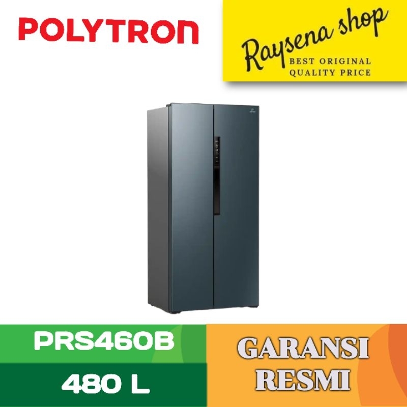 POLYTRON KULKAS SIDE BY SIDE REFRIGERATOR PRS460B