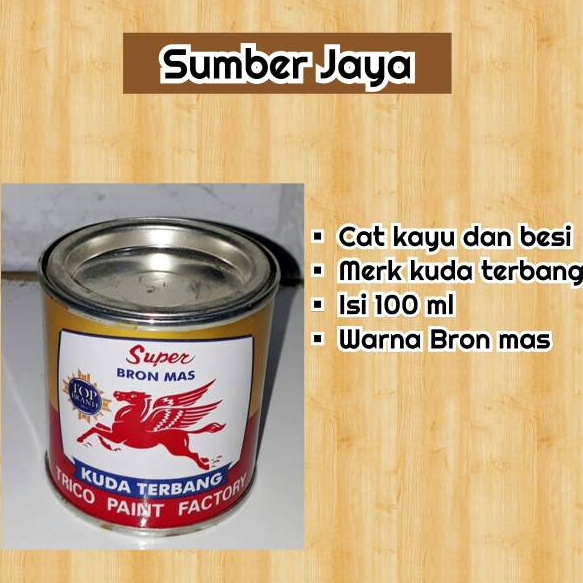 

PAKET Cat kuda terbang emas 1 liter