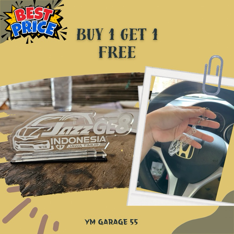 PROMO Hiasan Honda Jazz Ge8, Beli 1 Gratis Gantungan kunci, Hiasan Dashboard Mobil Honda Jazz Ge8 Ak