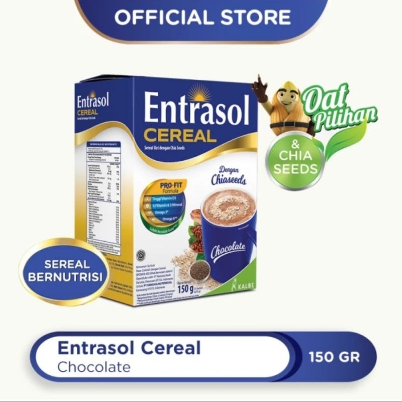 

Cereal Sehat - KALBE - Entrasol Cereal 1 box isi 5x30g