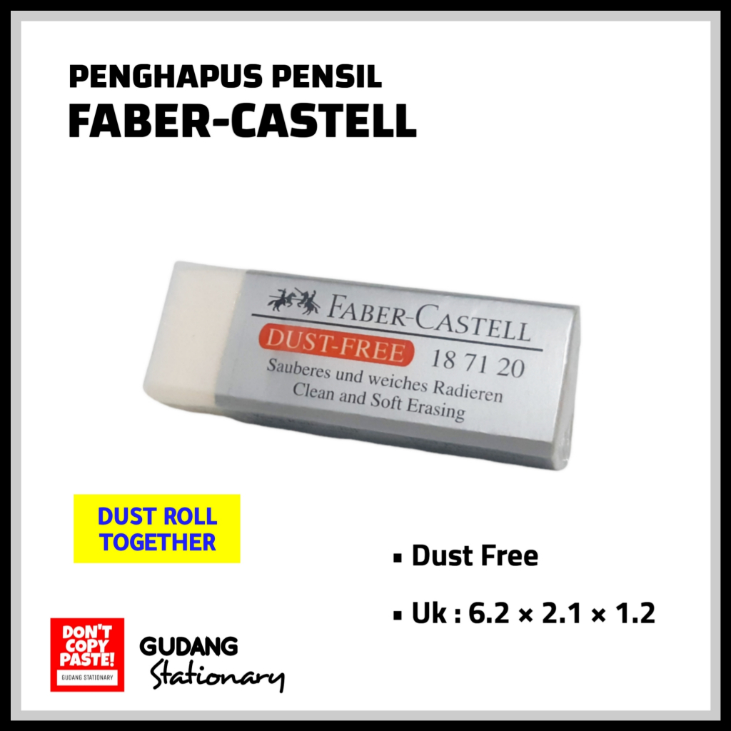 

Penghapus Pensil Eraser Medium FABER-CASTELL