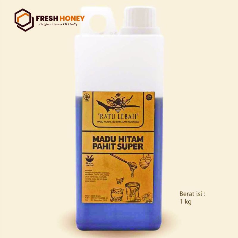 

Madu Hitam Pahit Super l 1 kg l Ratu Lebah