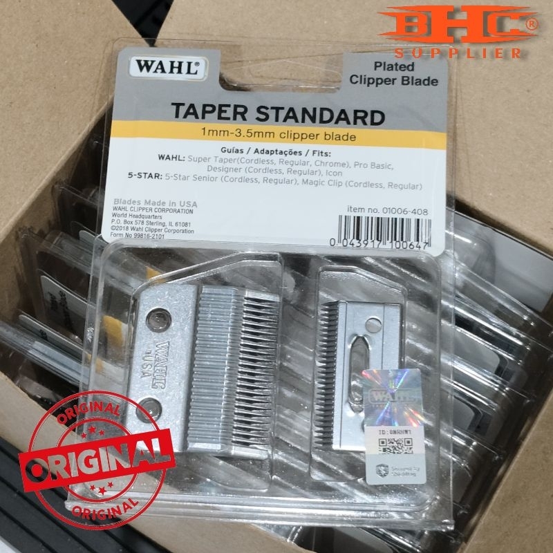 Mata Pisau Mesin Cukur Rambut Original Blade Wahl Super Taper Original Pisau Mesin Cukur Wahl Pisau 
