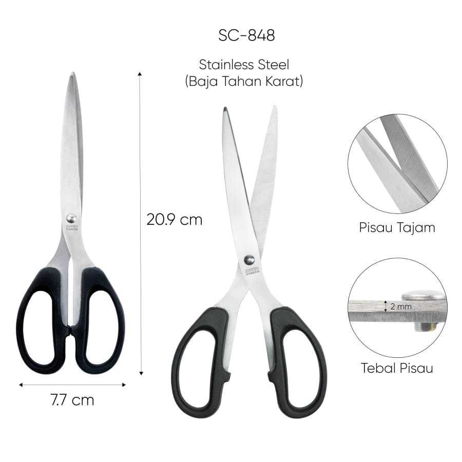 

GUNTING BESAR KUALITAS STAINLESS