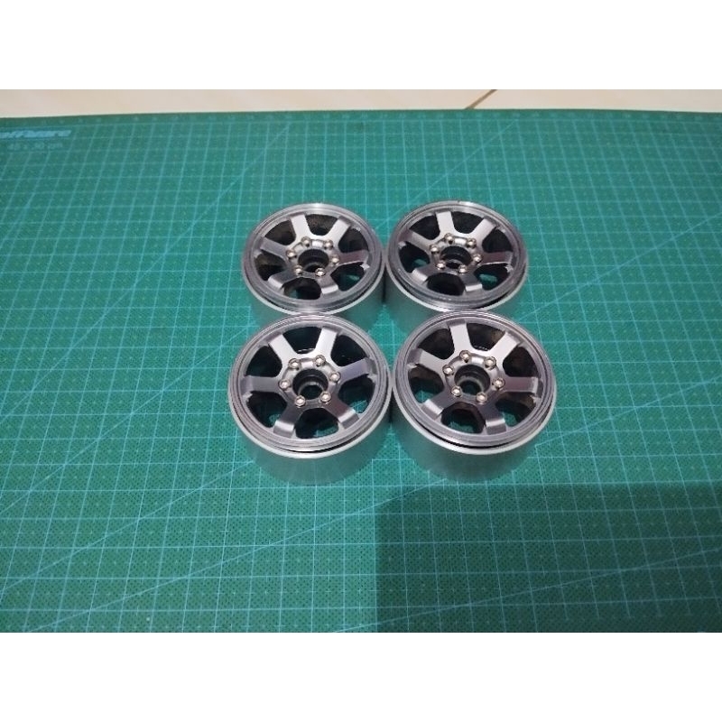 SECOND Velg Beadlock Metal 1.9 RC 1/10 Axial RGT Freemen Traxxas
