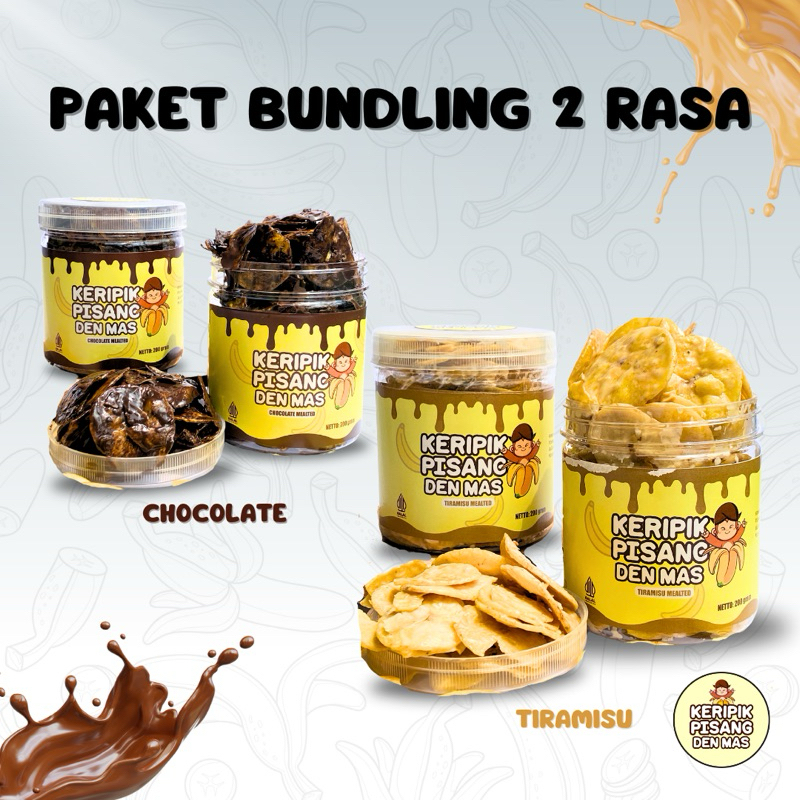 

PAKET BUNDLING KERIPIK PISANG COKLAT LUMER || RASA CHOCOLATE DAN TIRAMISU