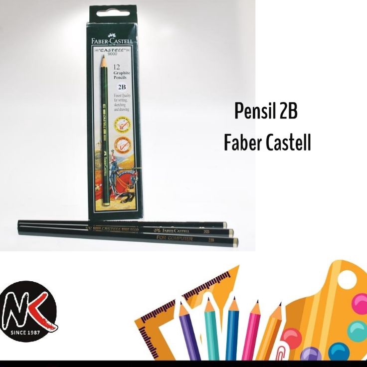 

PAKET HEMAT PensilPencil 2B Faber Castell