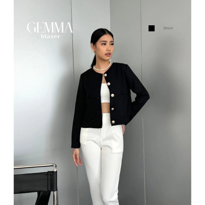 BLAZER WANITA ELEGAN/BLAZER WANITA BERHIJAB-KANTOR-CASUAL OUTFIT/