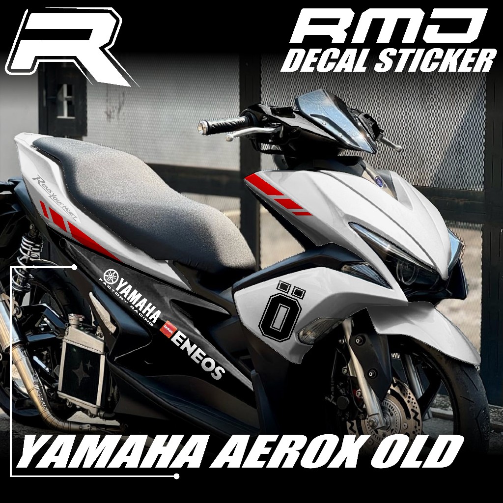 (COD) Decal Sticker Full Body Motor Yamaha AEROX 155 NVA 2016 2017 2018 2019 Stiker Desain Strip