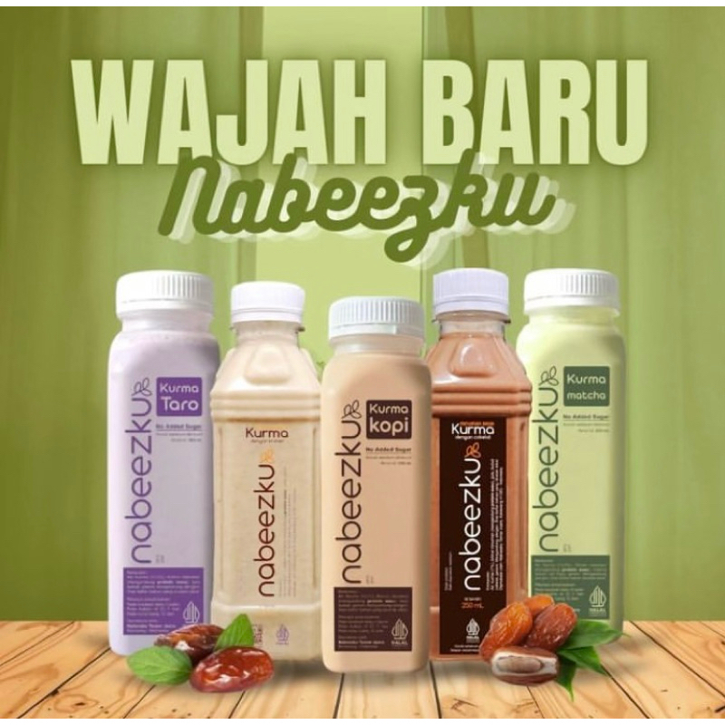 

Nabeezku minuman sehat susu kurma coklat kopi matcha greentea taro creamy vanilla