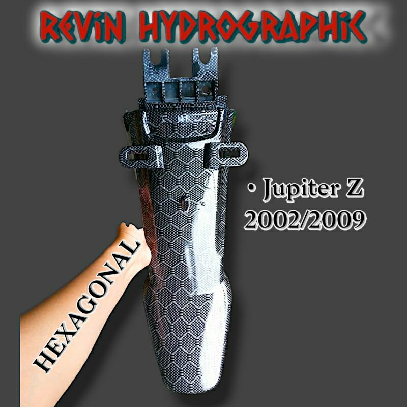 SPAKBOR BELAKANG JUPITER Z BURHAN CARBON WTP HEXAGON