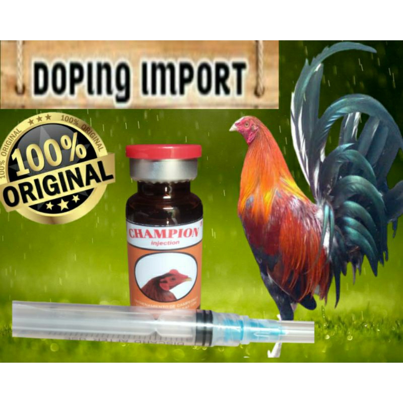 Doping Ayam Aduan Champion Import Injections Terbaik