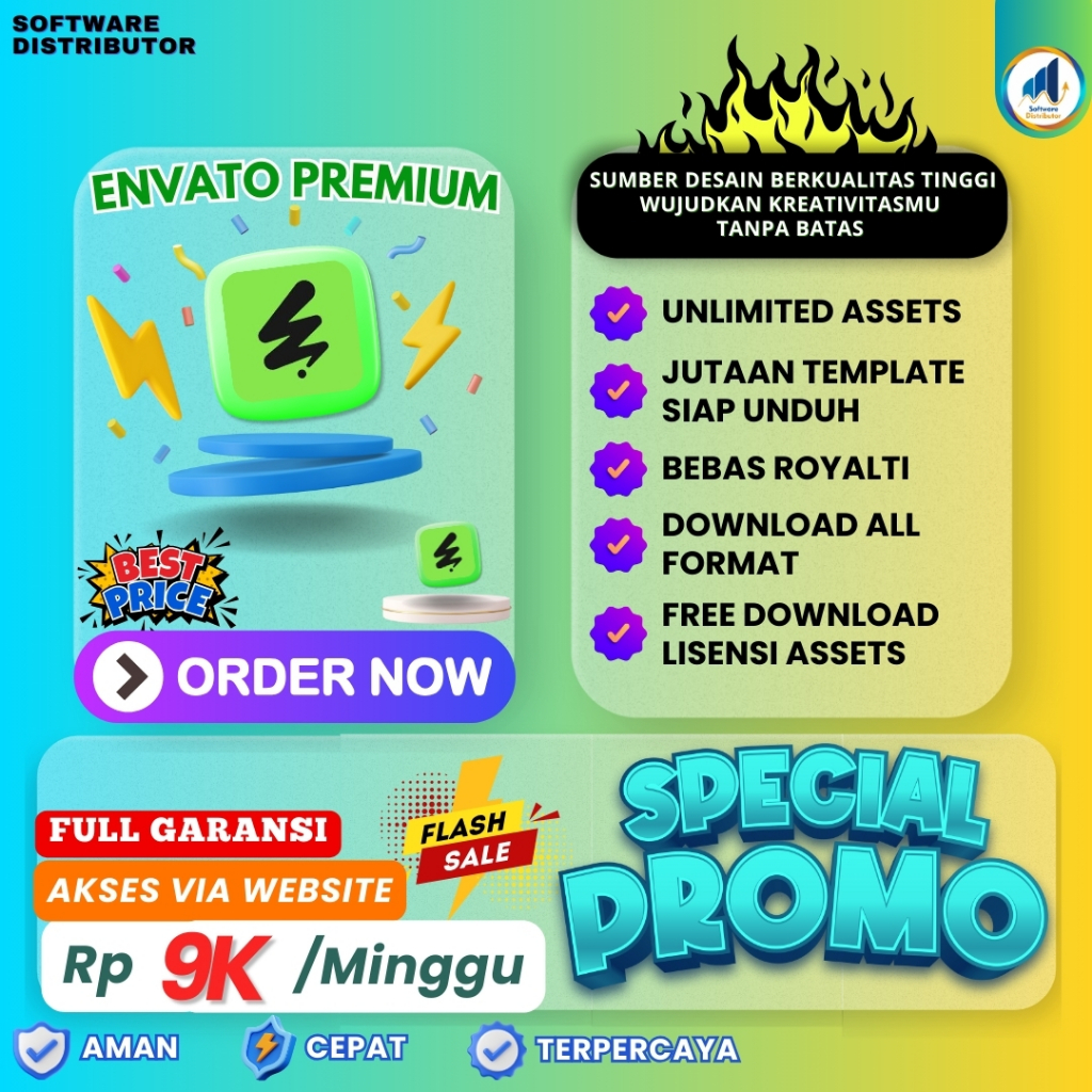 Envato Elements Premium Full Garansi DIG Panel Full Garansi Evanto 1 Bulan / Envato 1 Minggu