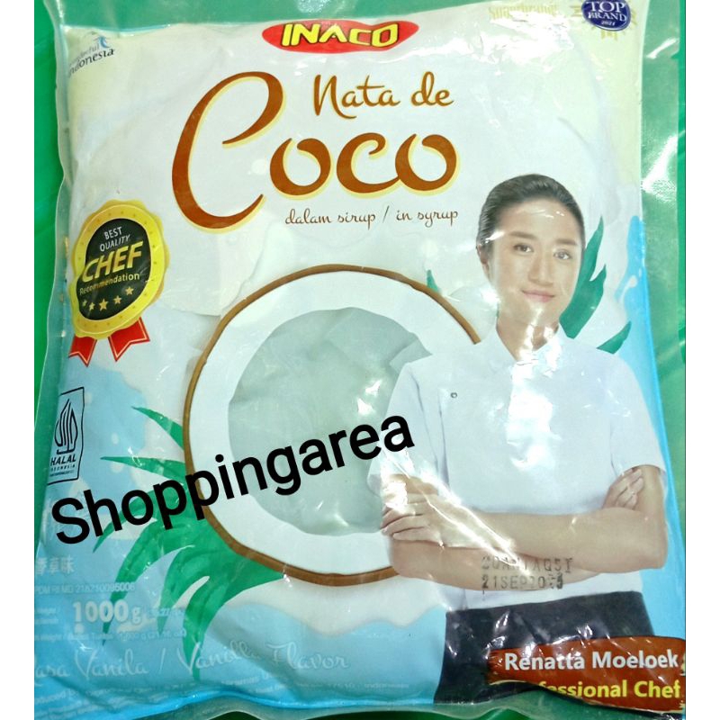 

Nata De coco inaco slice 1000gr