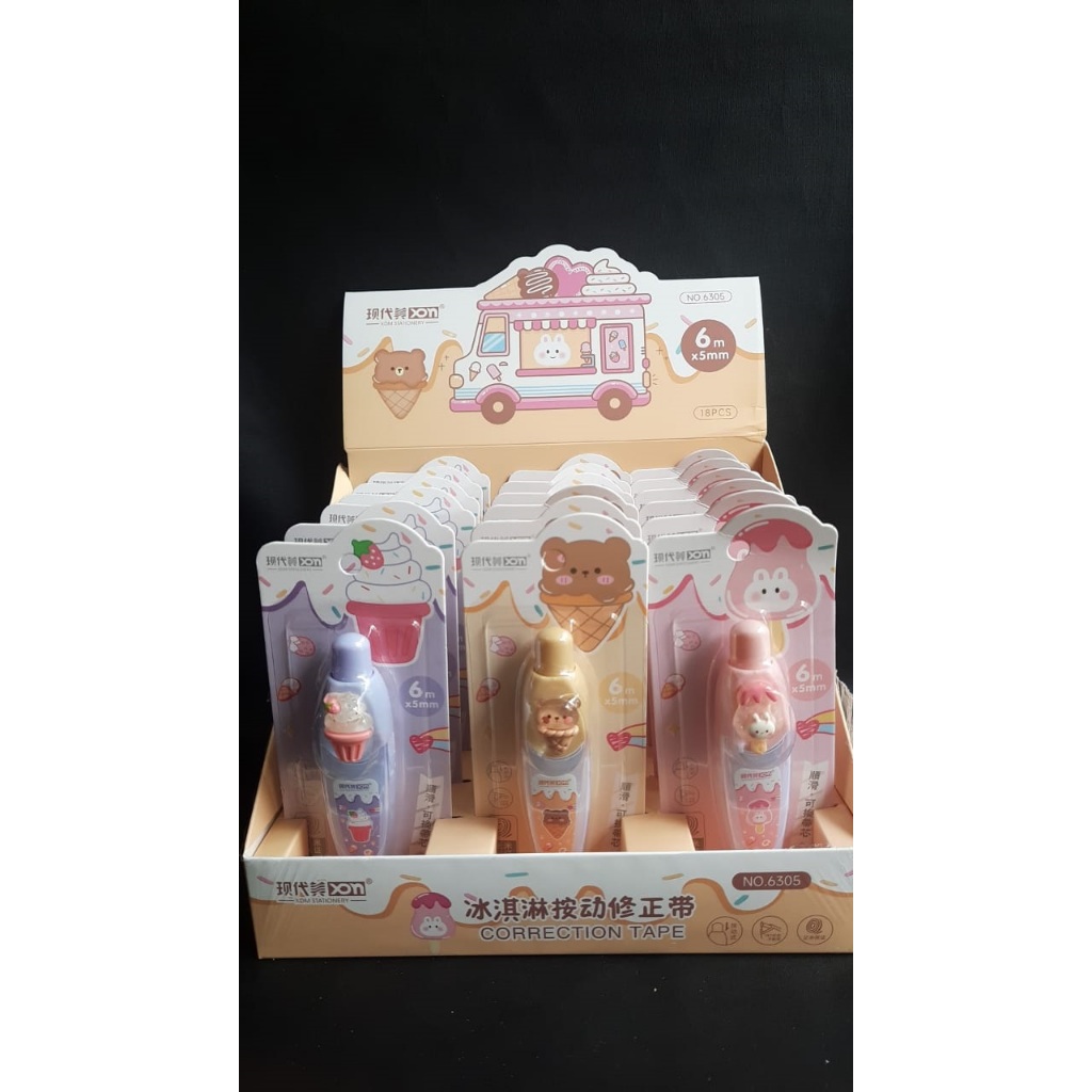 

Tip-x Cetek Mekanik Pastel Kertas Roll/Correction Tape Tip-Ex 6305