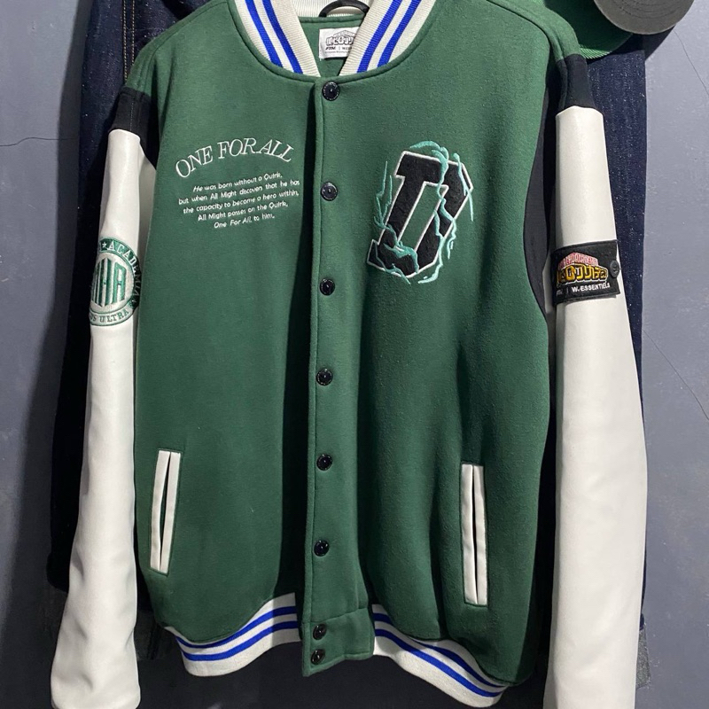 FTH x W.E x My Hero Academia "Deku" Varsity Jacket XXL