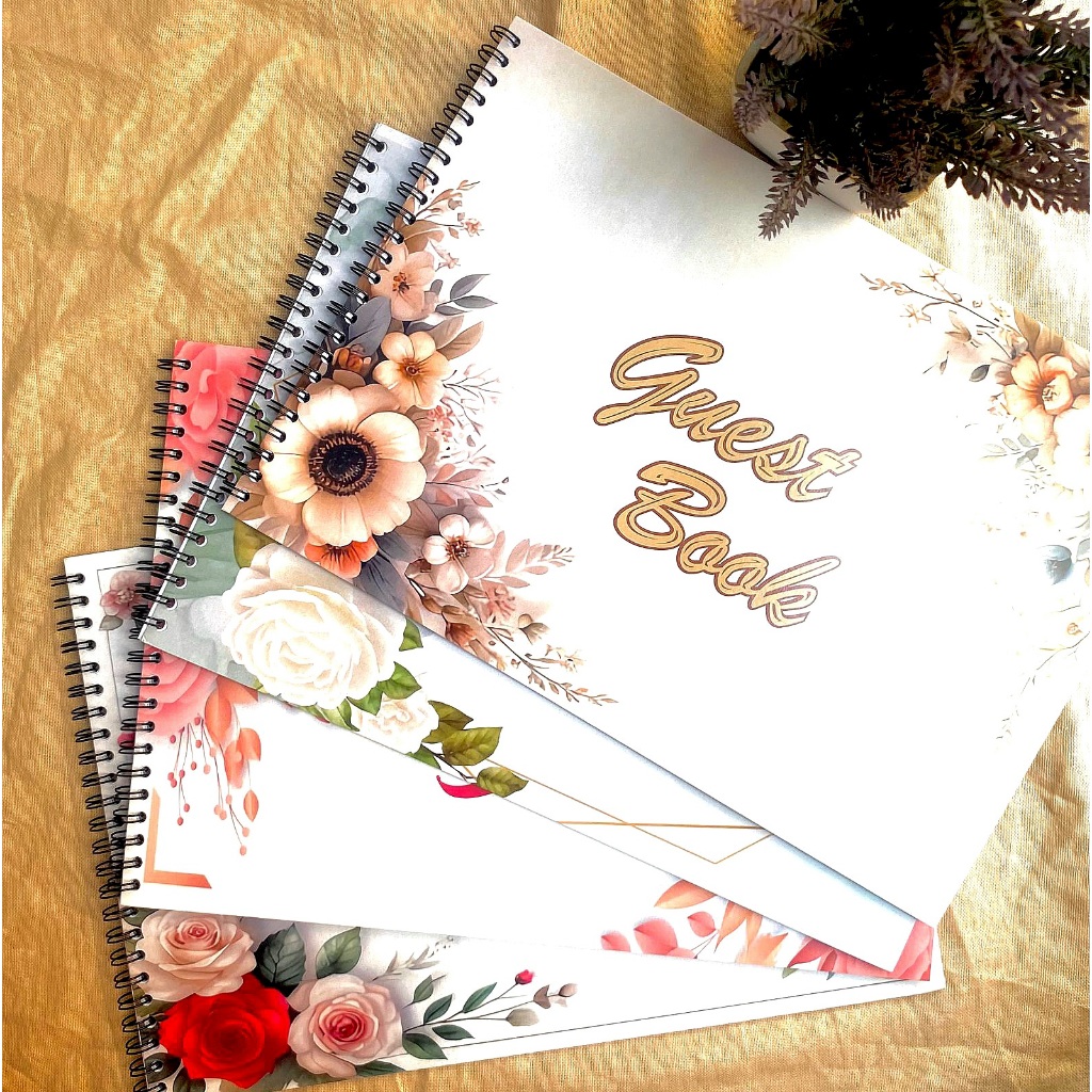 Buku tamu Pernikahan / Guest Book / Wedding / Buku Tamu Undangan Pesta Pernikahan / Buku Undangan Ta