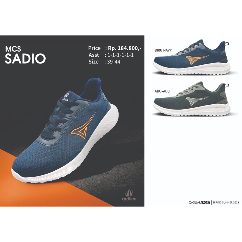 Sepatu Ardiles Pria Sepatu Running Sporty Olahraga Ardiles Sadio Original Terbaru