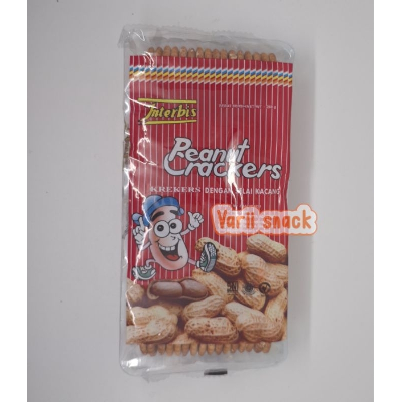 

Interbis Peanut Crackers Dengan Selai Kacang Net 268g