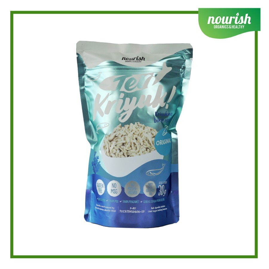 

Nourish Teri Kriyuk ! Gluten-Free Tanpa MSG - Original 30 gr
