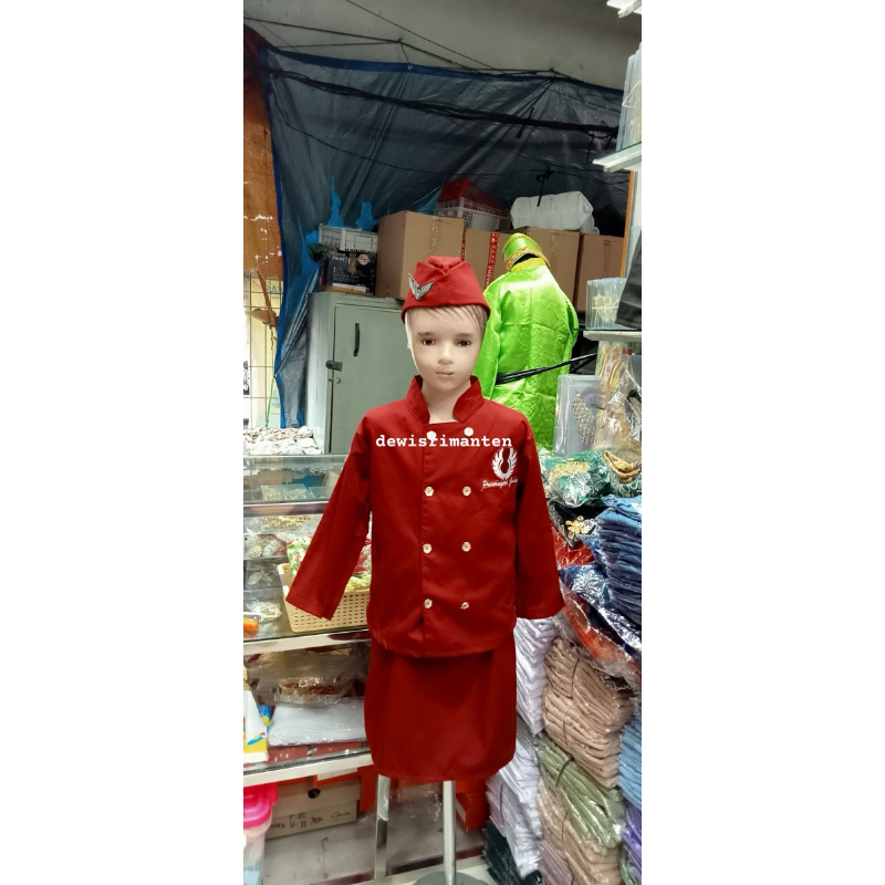 Baju Profesi pramugari anak/Baju anak pramugari