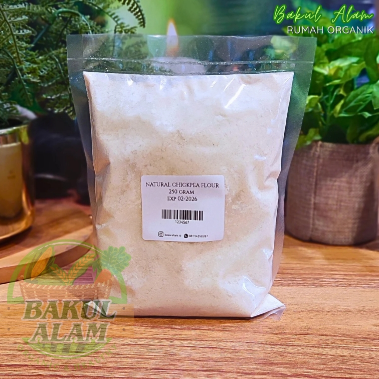 

Natural Chickpea Flour (Tepung Kacang Arab) 250 gr