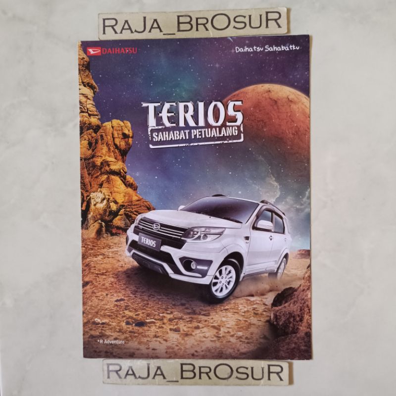 Poster brosur katalog leaflet Daihatsu Terios 2015