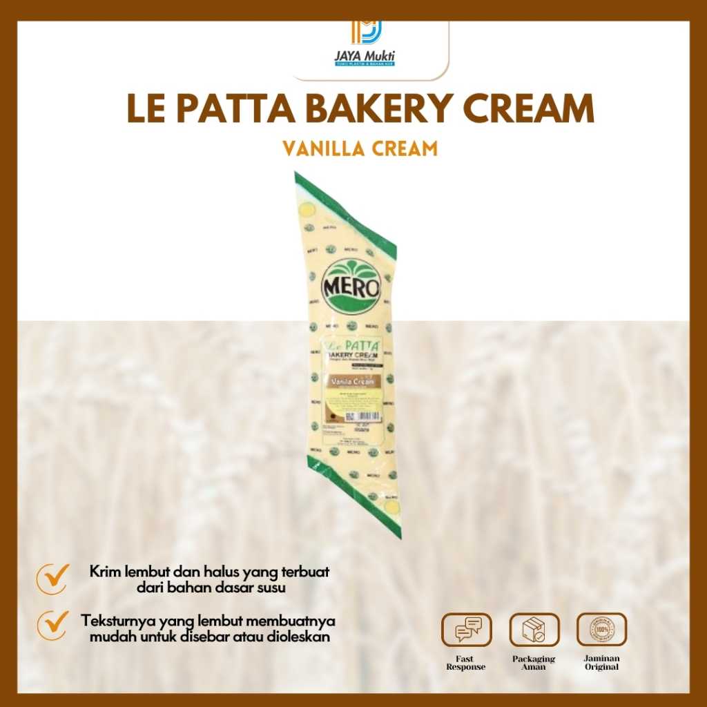 

Lepatta Bakery Cream Rasa Vanilla