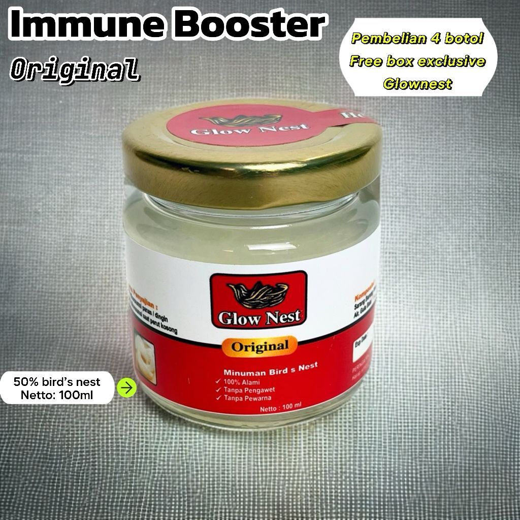 

Real food bird nets / Minuman sarang burung walet / Immune bosster rasa original